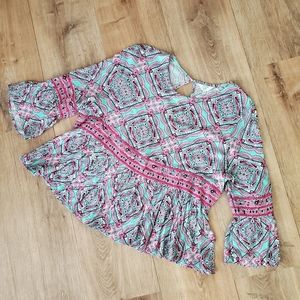 Crown and Ivy Romantic Blouse Petite Large
